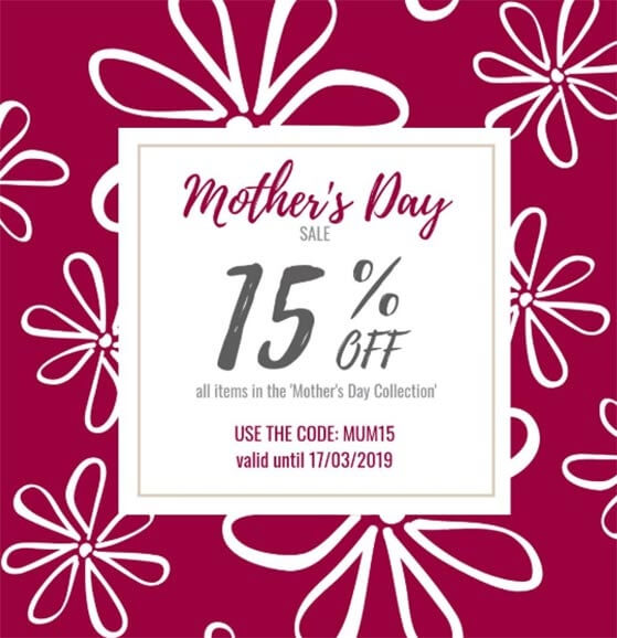 Mother's day marketing ideas: vouchers or coupons